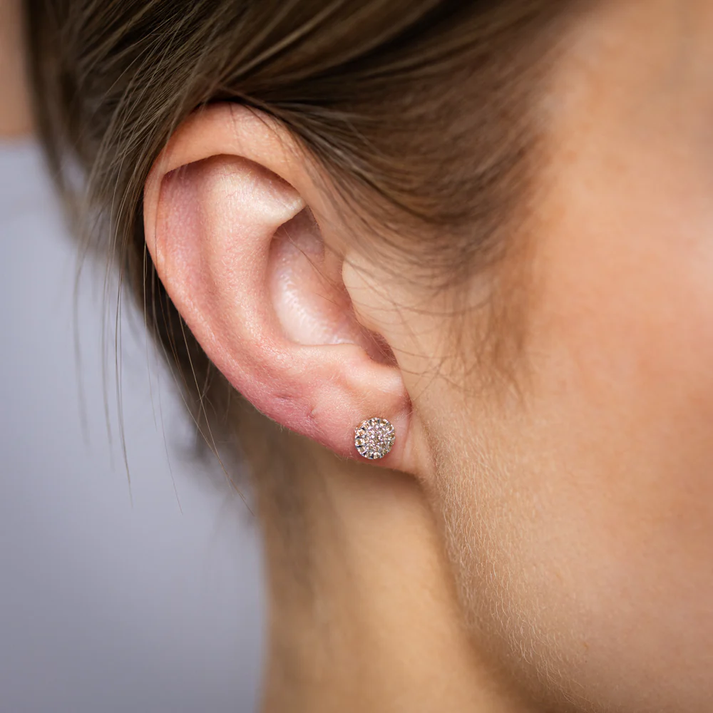 0.20 Carat Natural Diamond Stud Earrings in 9ct Yellow Gold - Image 2