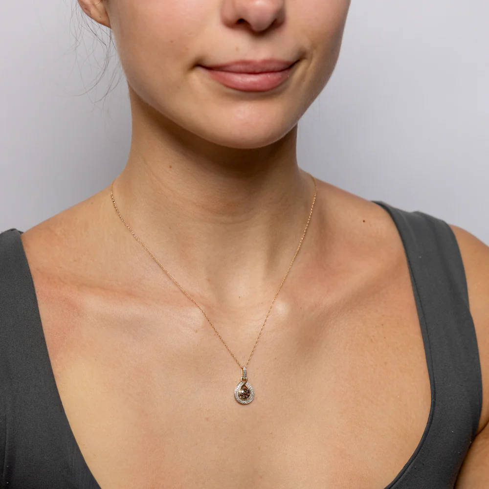 0.30 Carat Australian Diamond Pendant in 9ct Yellow Gold - Image 2
