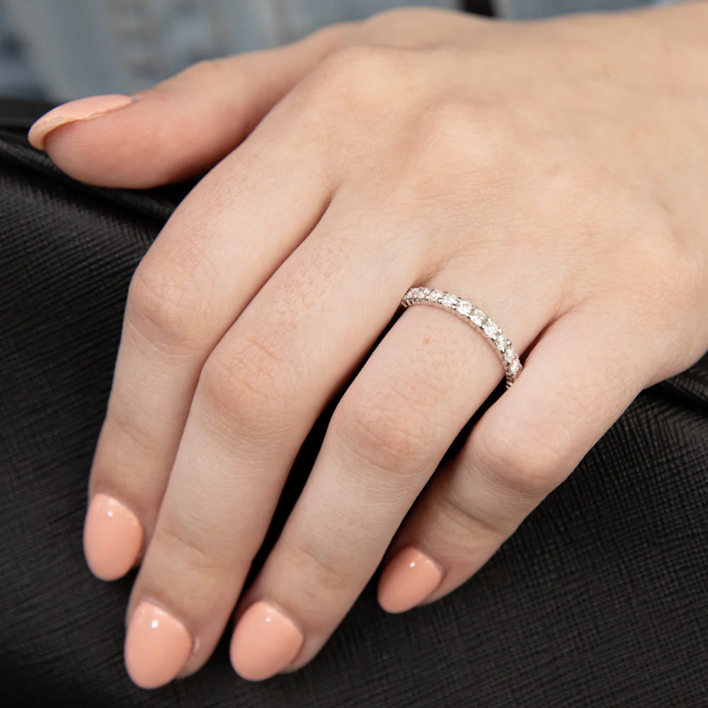 0.40 Carat Diamond "Eden" Eternity Ring in 18ct White Gold - Image 3