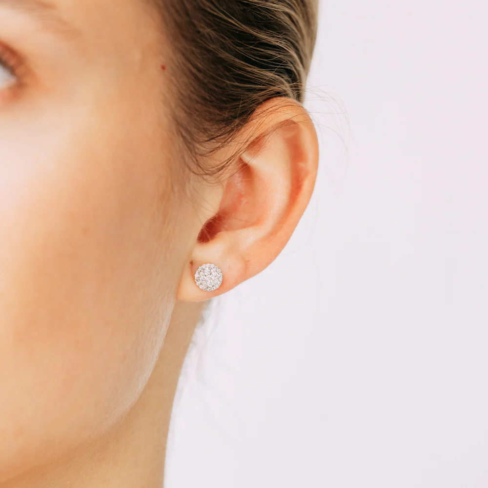 0.45 Carat Diamond Stud Earrings in 10ct Yellow Gold - Image 2
