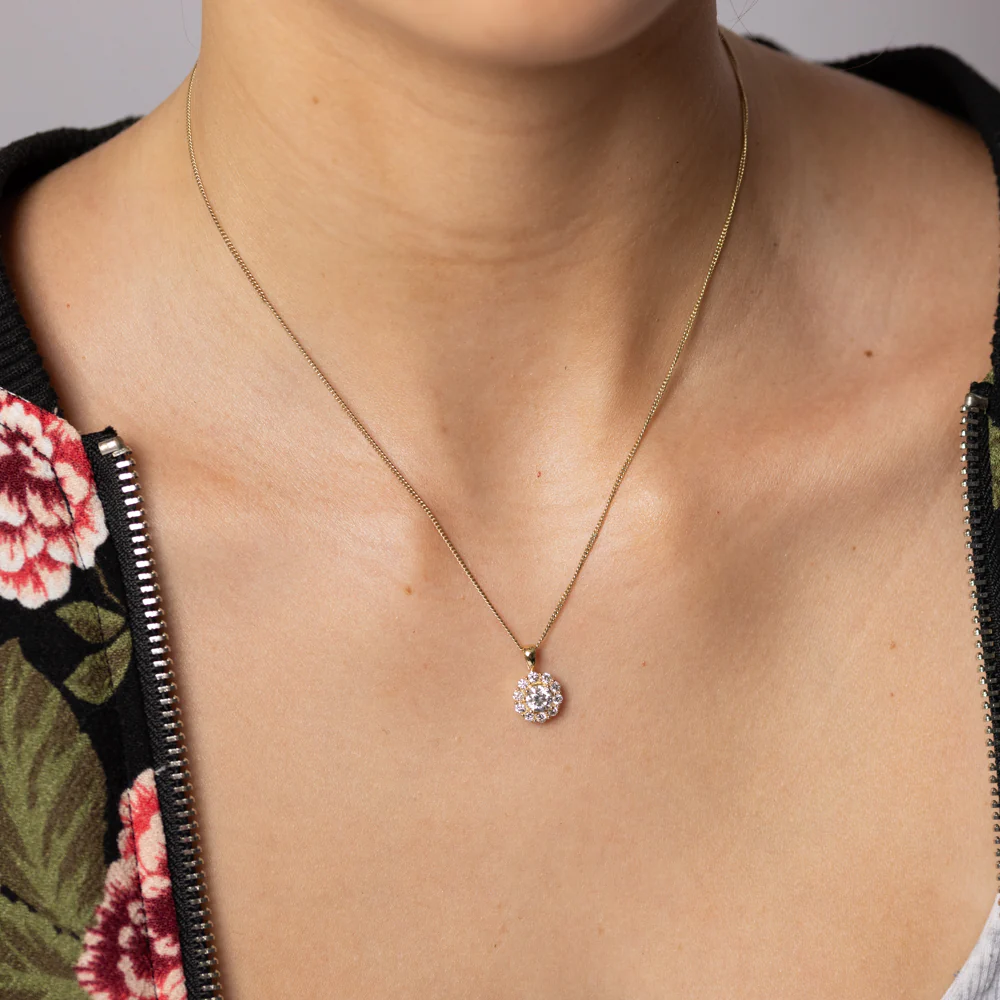 0.80 Carat Luminesce Lab Grown Diamond Pendant in 9ct Yellow Gold - Image 2