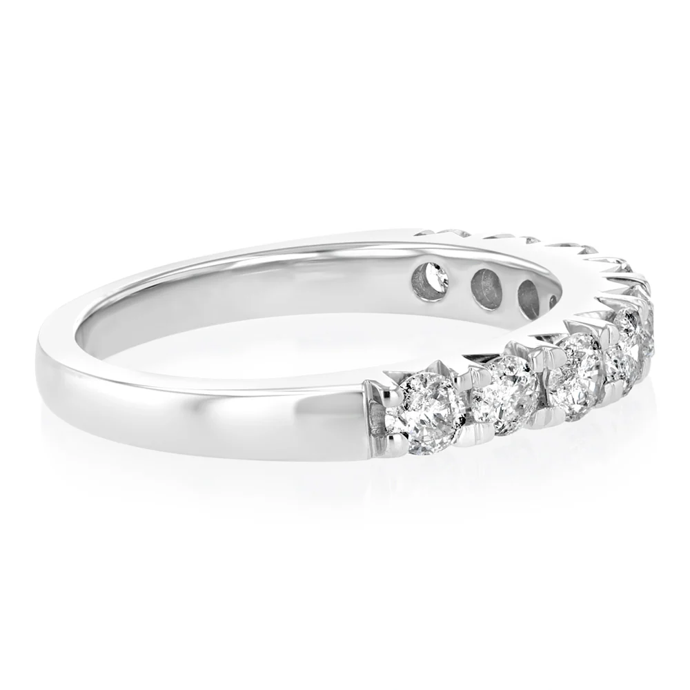 0.95 Carat Diamond Eternity Ring in 10ct White Gold - Image 2