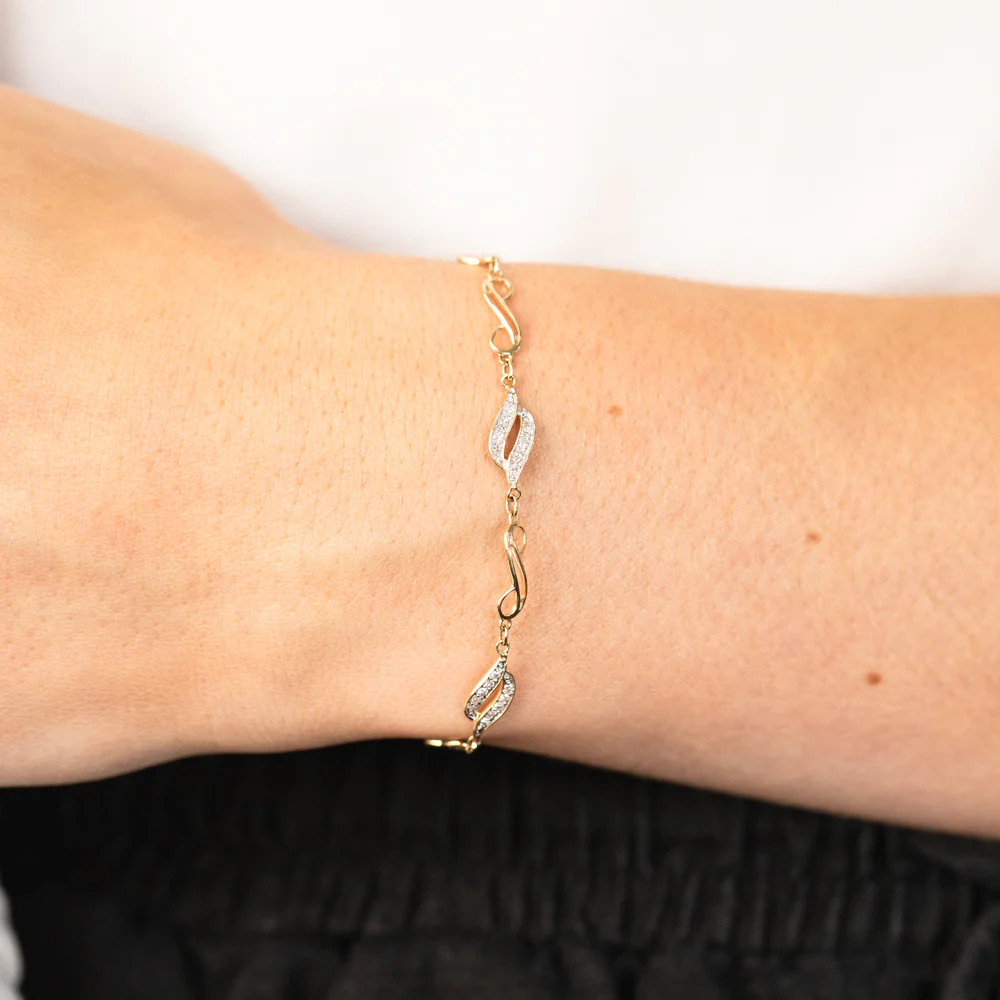1/4 Carat Luminesce Lab Grown Fancy Diamond Bracelet - Image 2