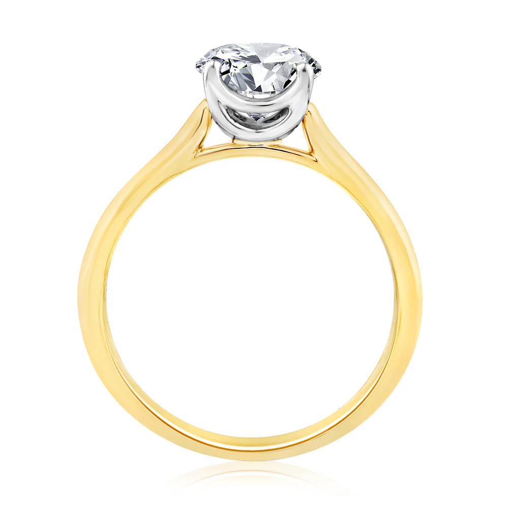 1.40 Carat Diamond Solitaire Ring in 9ct Yellow Gold - Image 2