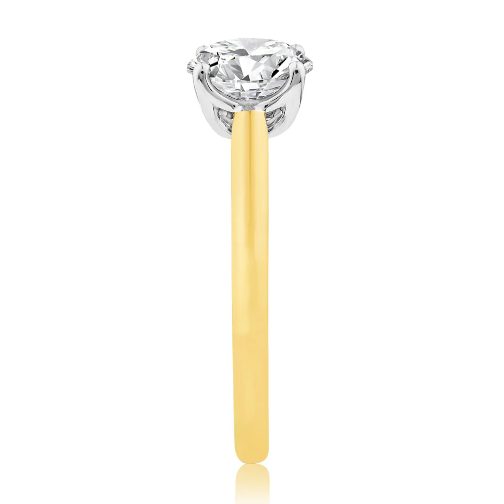 1.40 Carat Diamond Solitaire Ring in 9ct Yellow Gold - Image 3