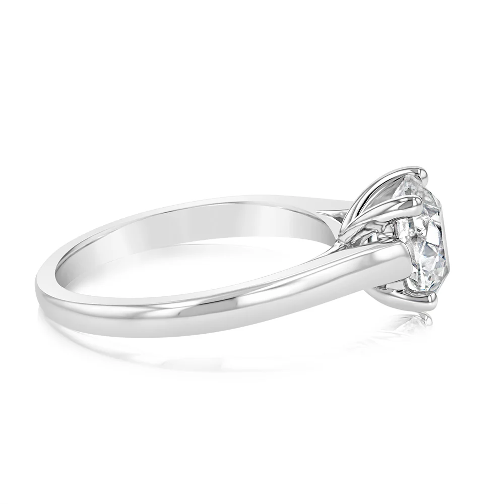 1.40 Carat Solitaire Diamond Ring in 18ct White Gold - Image 2