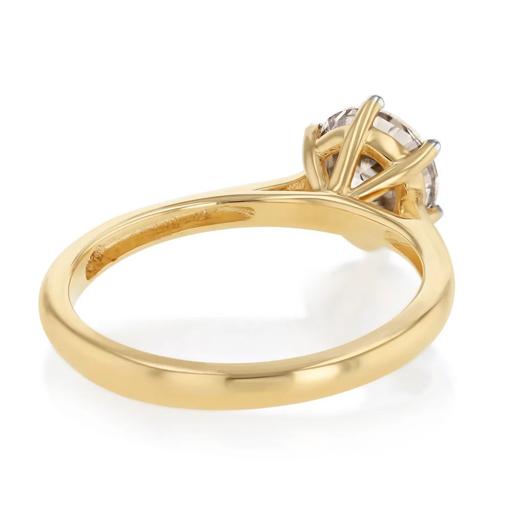 1.50 Carat Australian Diamond Solitaire Ring in 9ct Yellow Gold - Image 4