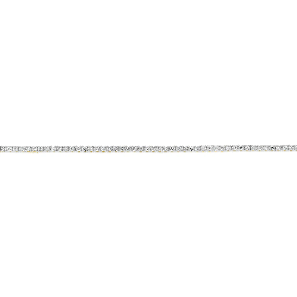 1 Carat Luminesce Lab Grown Diamond Tennis Bracelet in 9ct Yellow Gold - Image 3