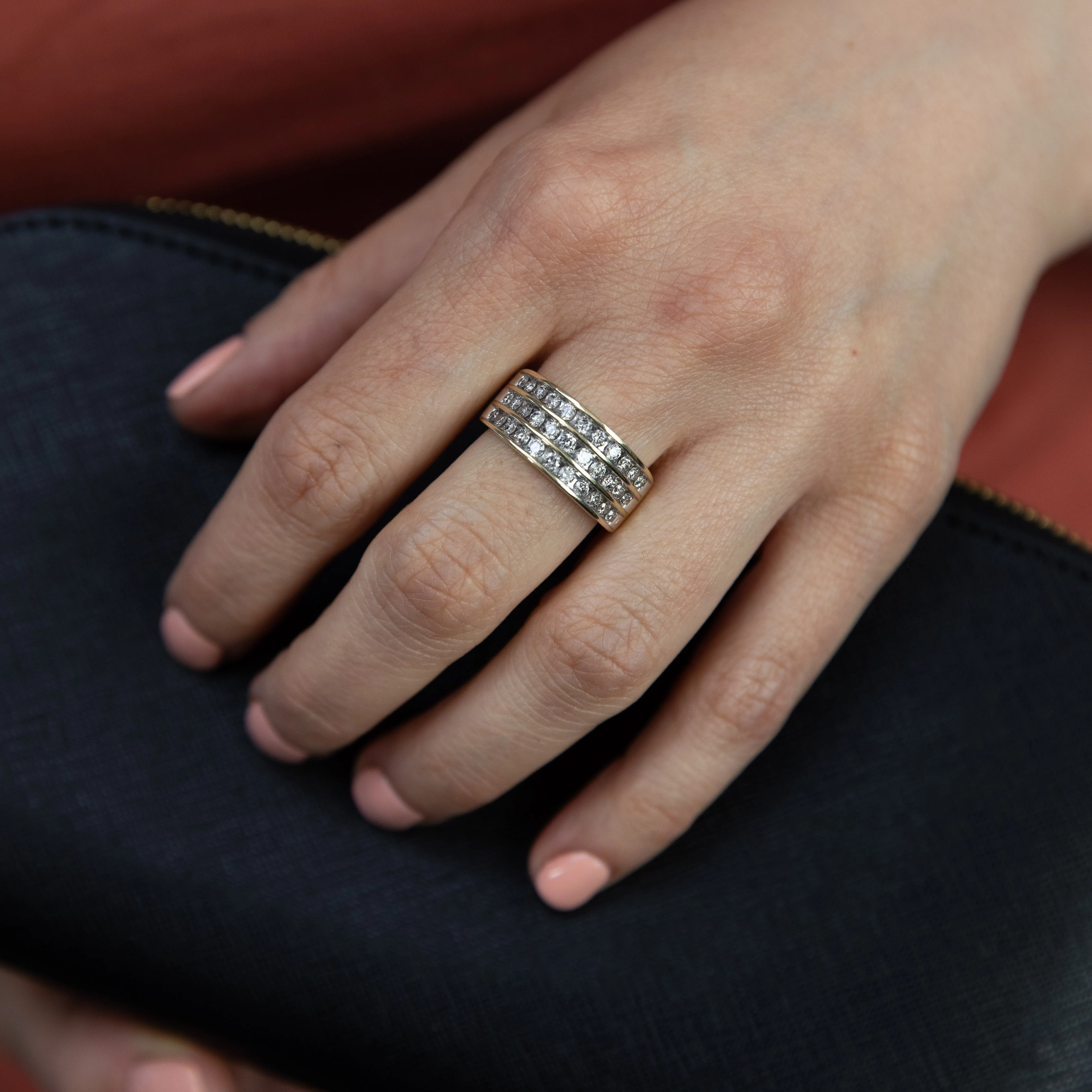 10ct Yellow Gold 1 Carat Diamond Ring - Image 3