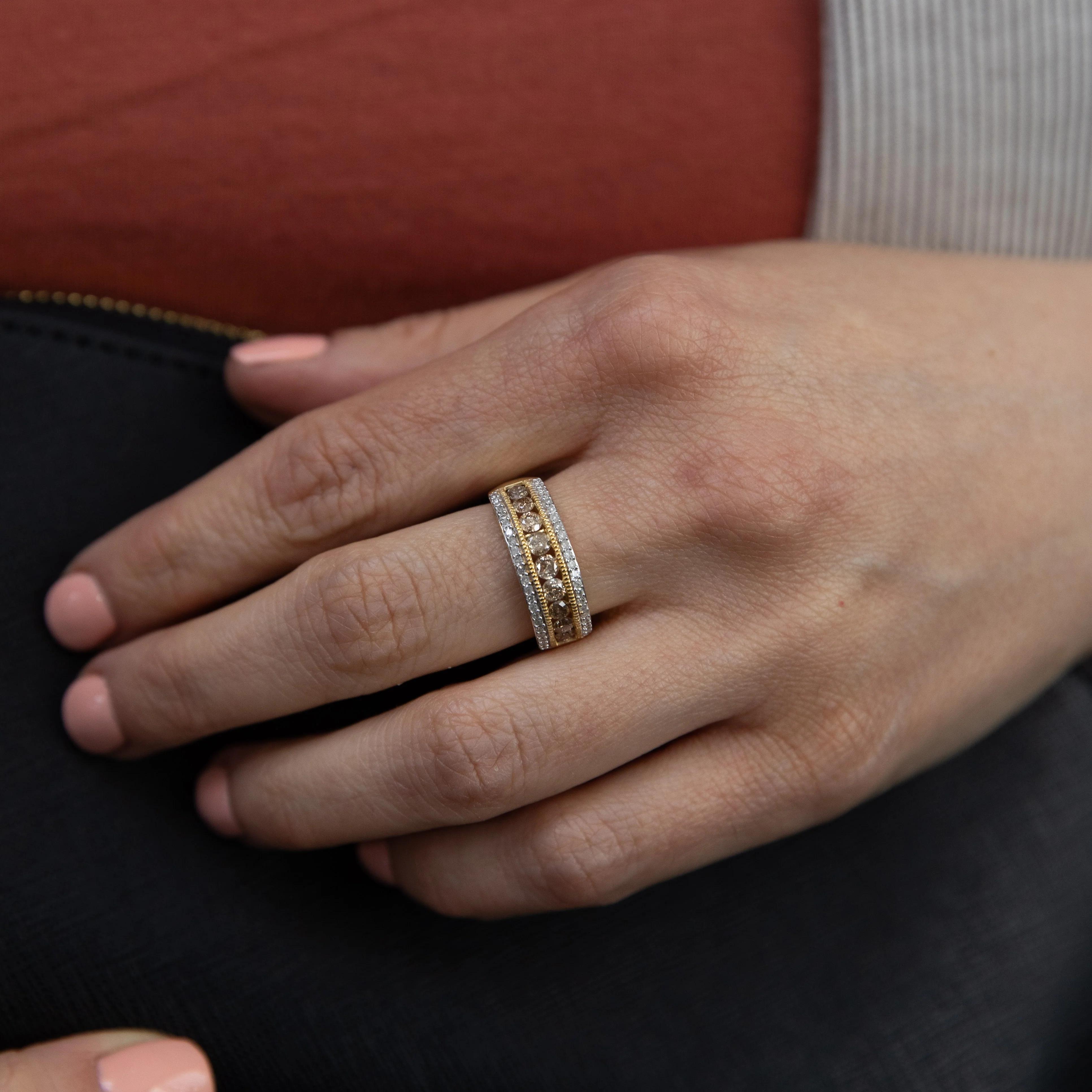 14ct Gold Plated Sterling Silver1 Carat Diamond Ring with Australian Diamonds - Image 3