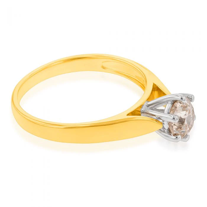 18ct 1.10 Carat Diamond Solitaire Ring - Image 2