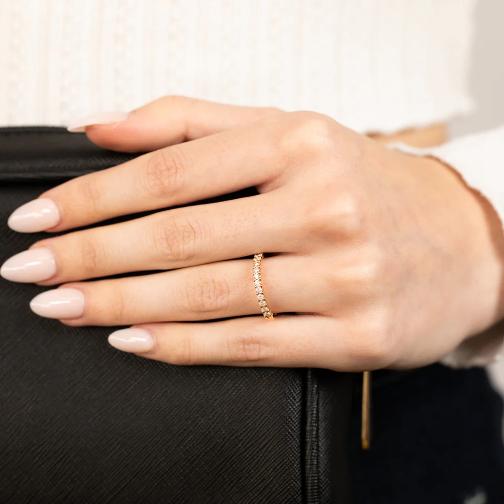 18ct Rose Gold Ring with 0.25 Carats Of Diamonds - Image 3