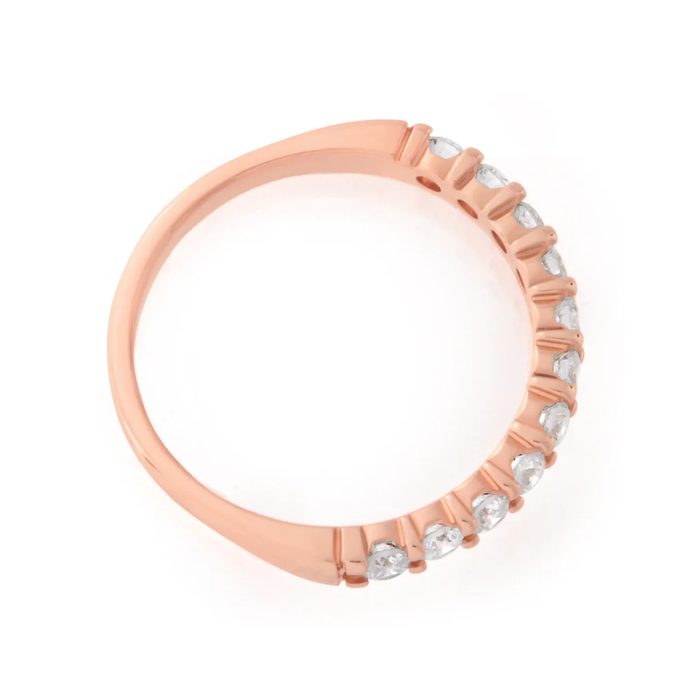 18ct Rose Gold Ring With 1/2 Carats Of Diamonds - Image 2