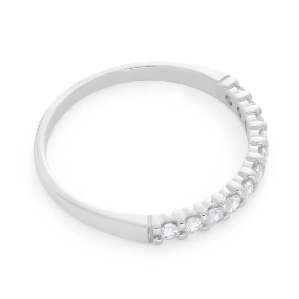 18ct White Gold Ring With 0.25 Carats Of Diamonds - Image 2
