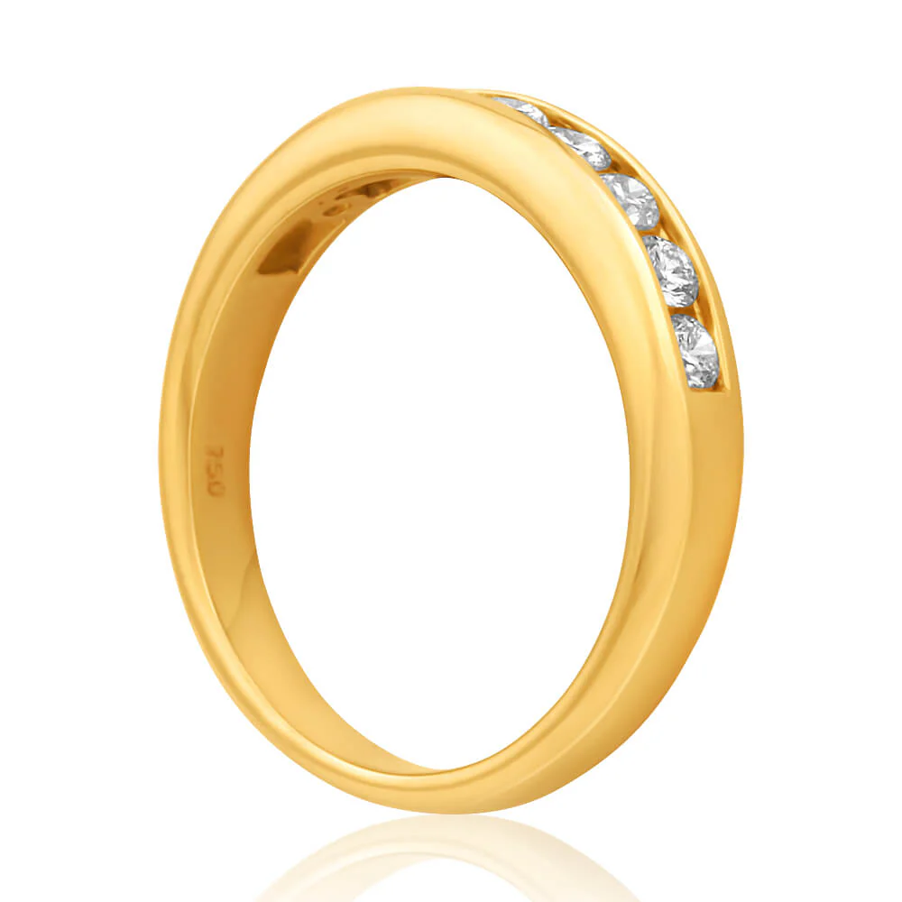 18ct Yellow Gold 'Stefania' Ring With 0.5 Carats Of Brilliant Cut Diamonds - Image 2