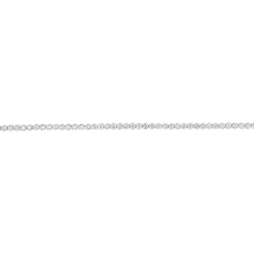 2 Carat Diamond Tennis 17cm Bracelet in 10ct White Gold - Image 2