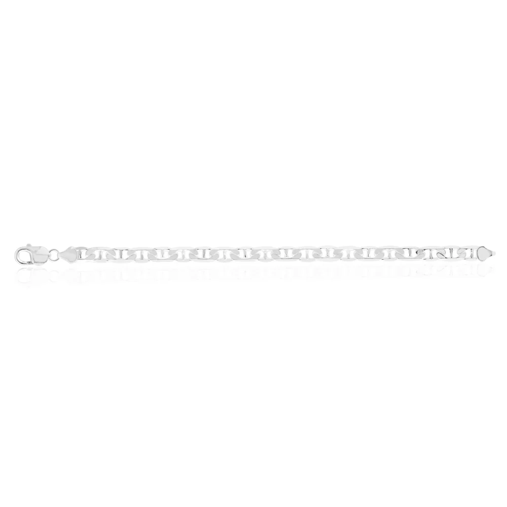 21cm Sterling Silver 200 Gauge Anchor Bracelet - Image 2