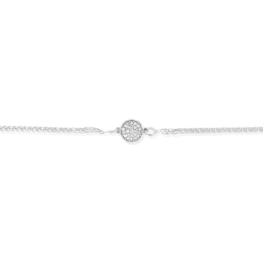 24 Diamonds Fancy Bracelet in Sterling Silver - Image 2