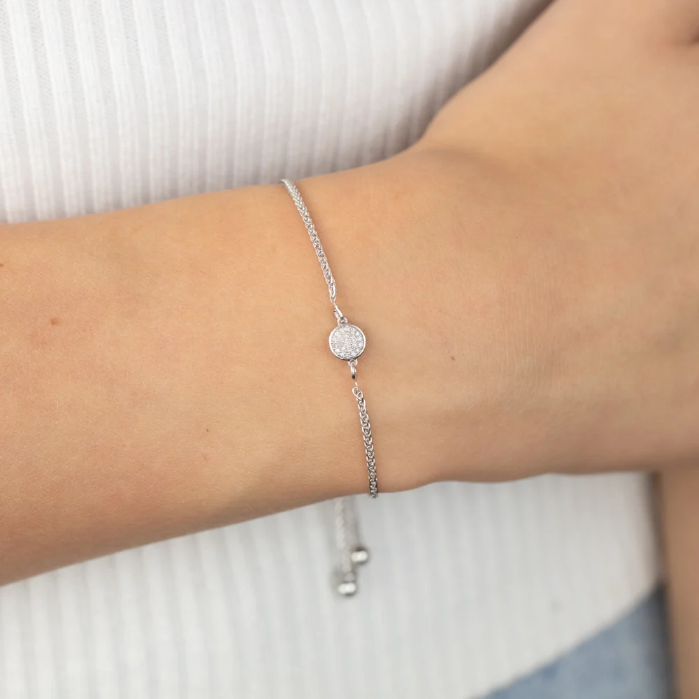 24 Diamonds Fancy Bracelet in Sterling Silver - Image 3