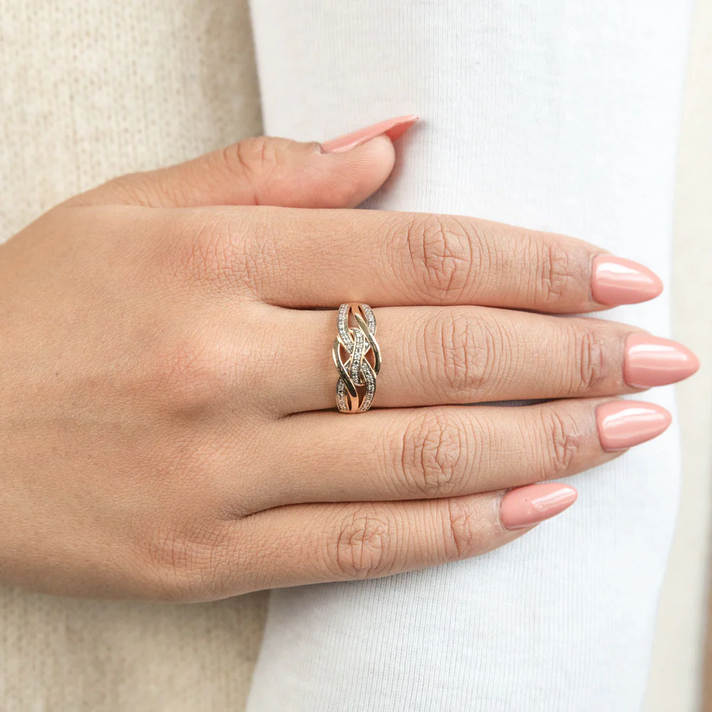 25 Brilliant Cut Diamond Ring in 9ct Yellow Gold - Image 3