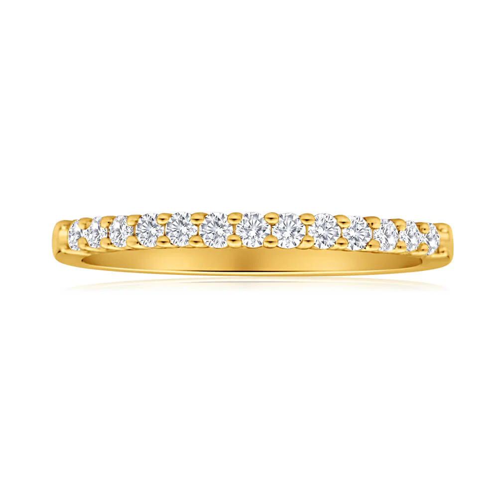 3/4 Carat Flawless Cut 18ct Yellow Gold Ring - Image 2
