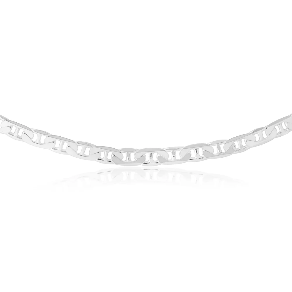 45cm Sterling Silver 200 Gauge Anchor Chain - Image 2