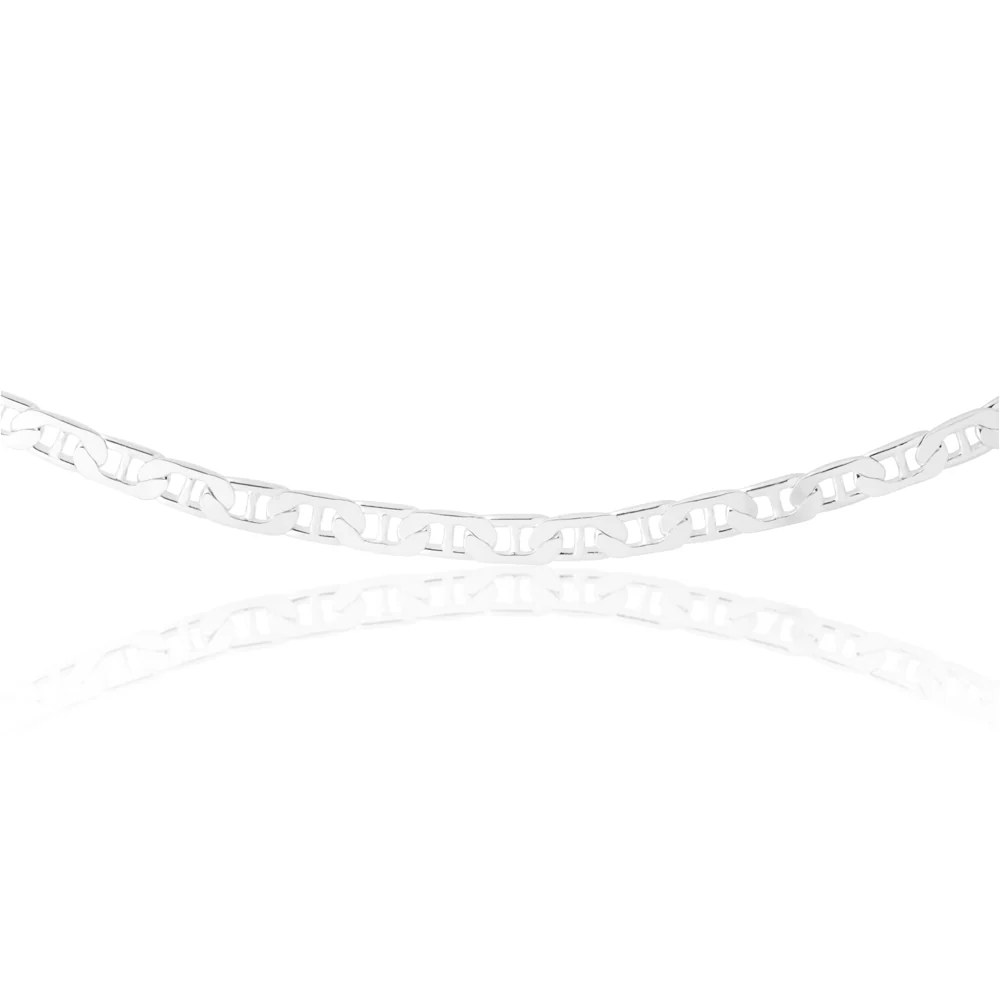 50cm Sterling Silver 150 Gauge Anchor Chain - Image 2