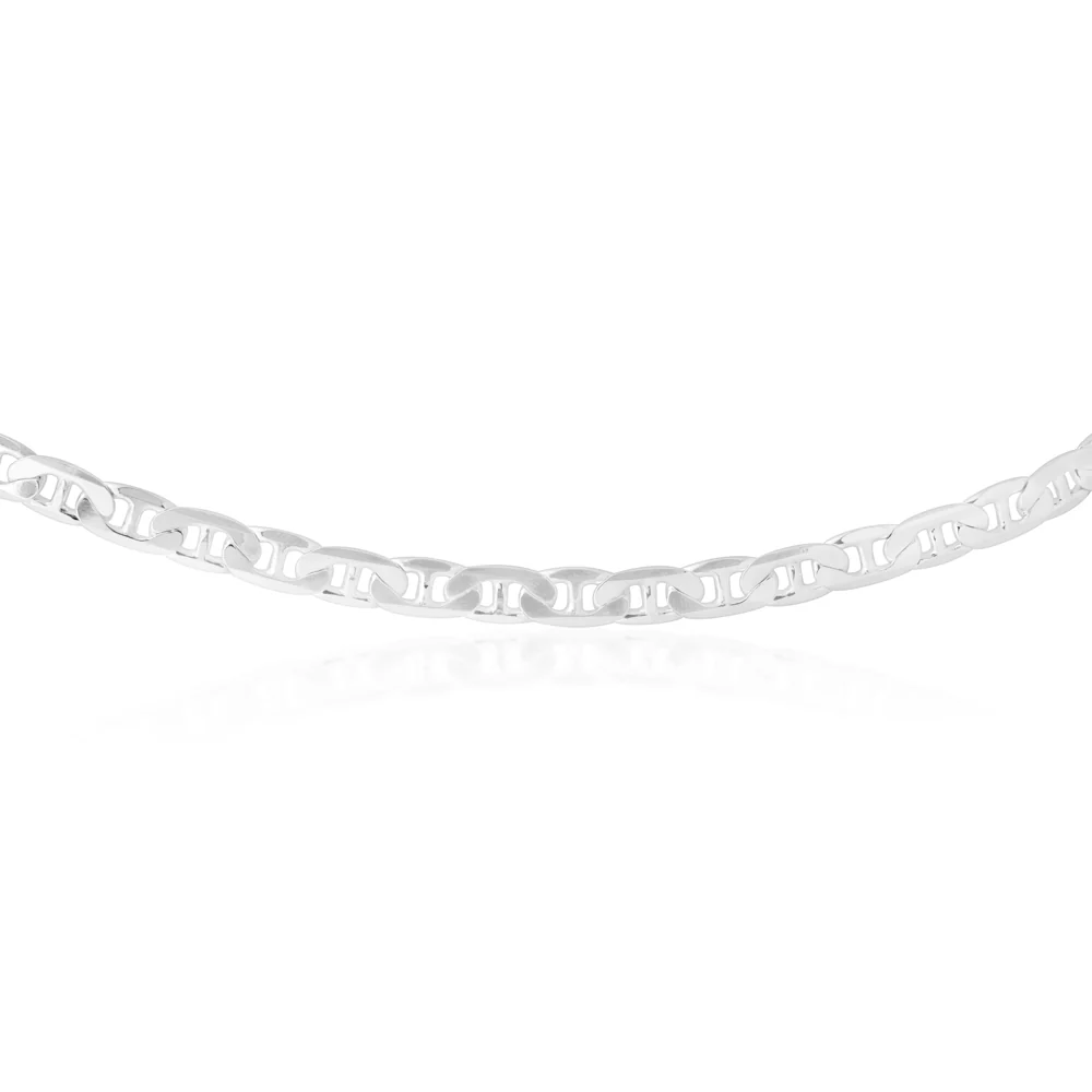 50cm Sterling Silver 200 Gauge Anchor Chain - Image 2