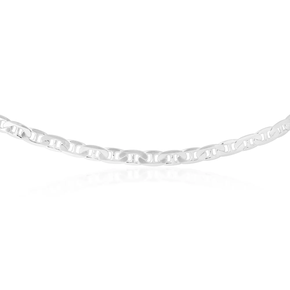 55cm Sterling Silver 200 Gauge Anchor Chain - Image 2