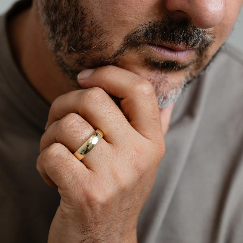 6mm Comfort Fit Ring in 9ct Yellow Gold - Image 2