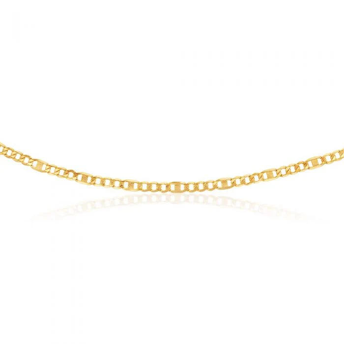 9carat Silverfilled Figaro 120 Gauge 50cm Chain - Image 2