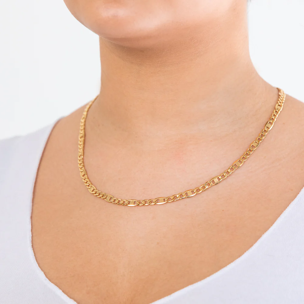 9carat Silverfilled Figaro 120 Gauge 50cm Chain - Image 3