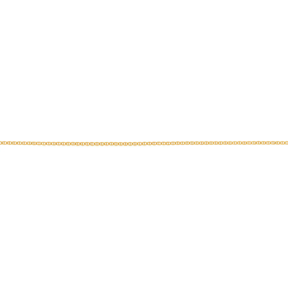 9ct Dazzling Yellow Gold Silver Filled Anchor Chain - Image 4