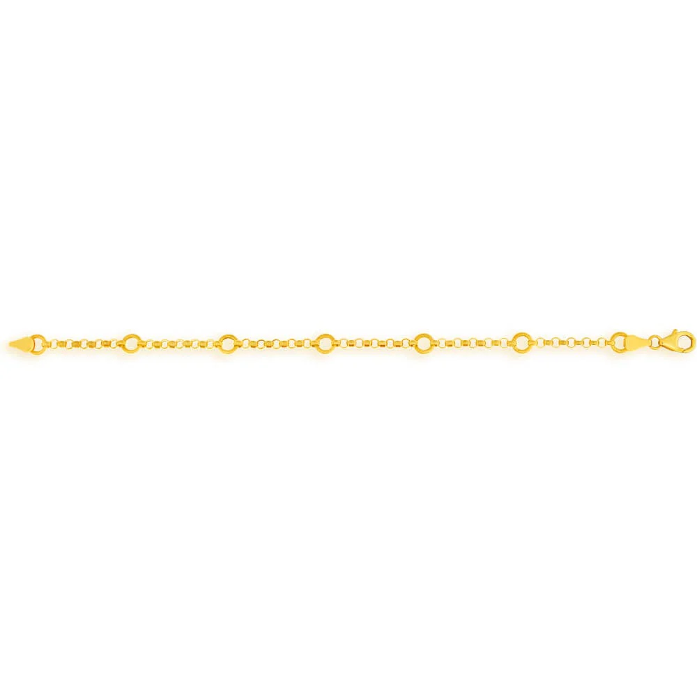 9ct Exquisite Yellow Gold Fancy Bracelet - Image 2