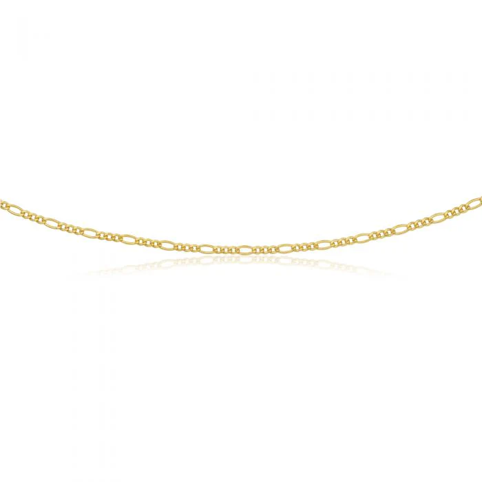 9ct Gold Filled Figaro 55cm Chain 80 Gauge - Image 2