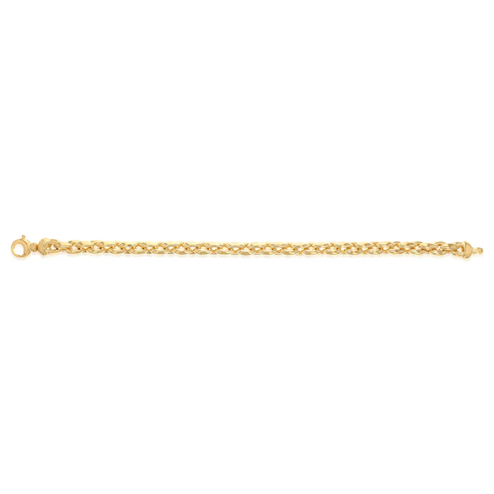 9ct Silverfilled Fancy Double Link Bracelet - Image 2