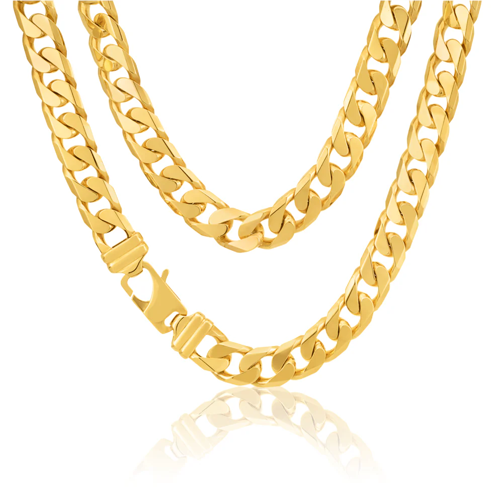 9ct SOLID Gold 55cm Chain - Image 2