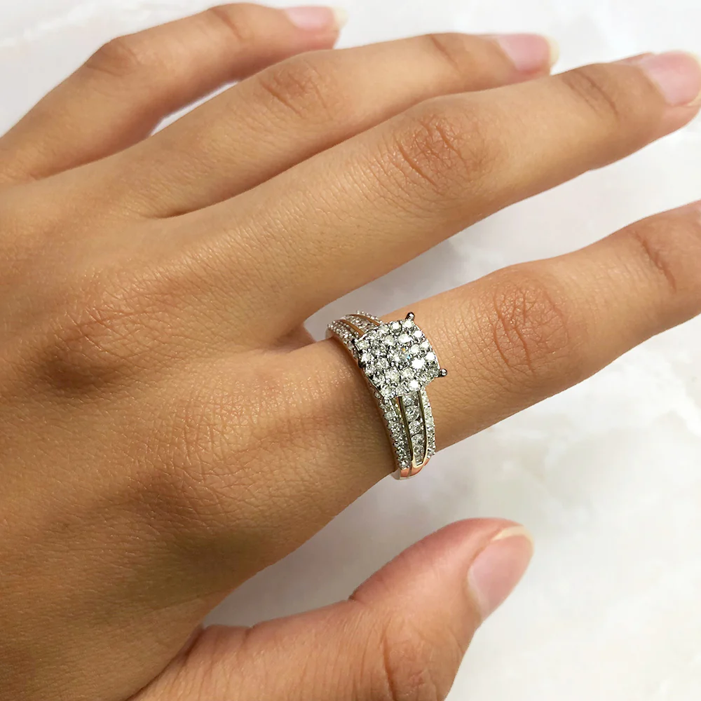 9ct Yellow Gold 1.00 Carat Diamond Ring - Image 3