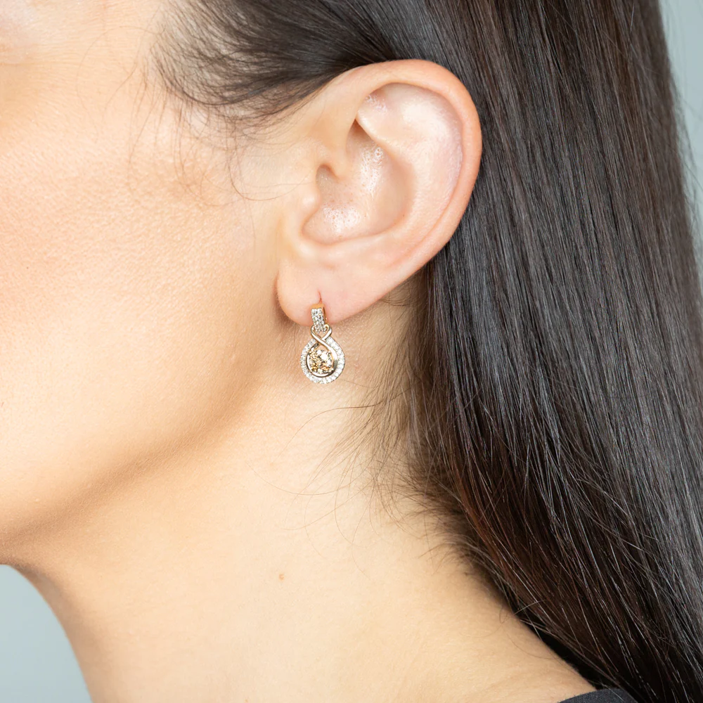 9ct Yellow Gold 1/2 Carat Diamond Studs with Australian Diamonds - Image 3