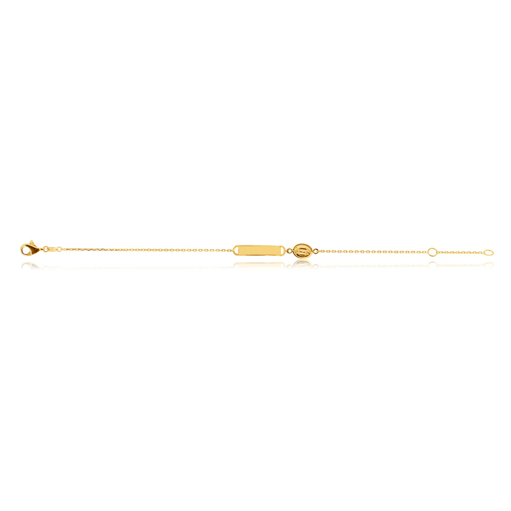 9ct Yellow Gold 17cm Kids Bracelet - Image 2
