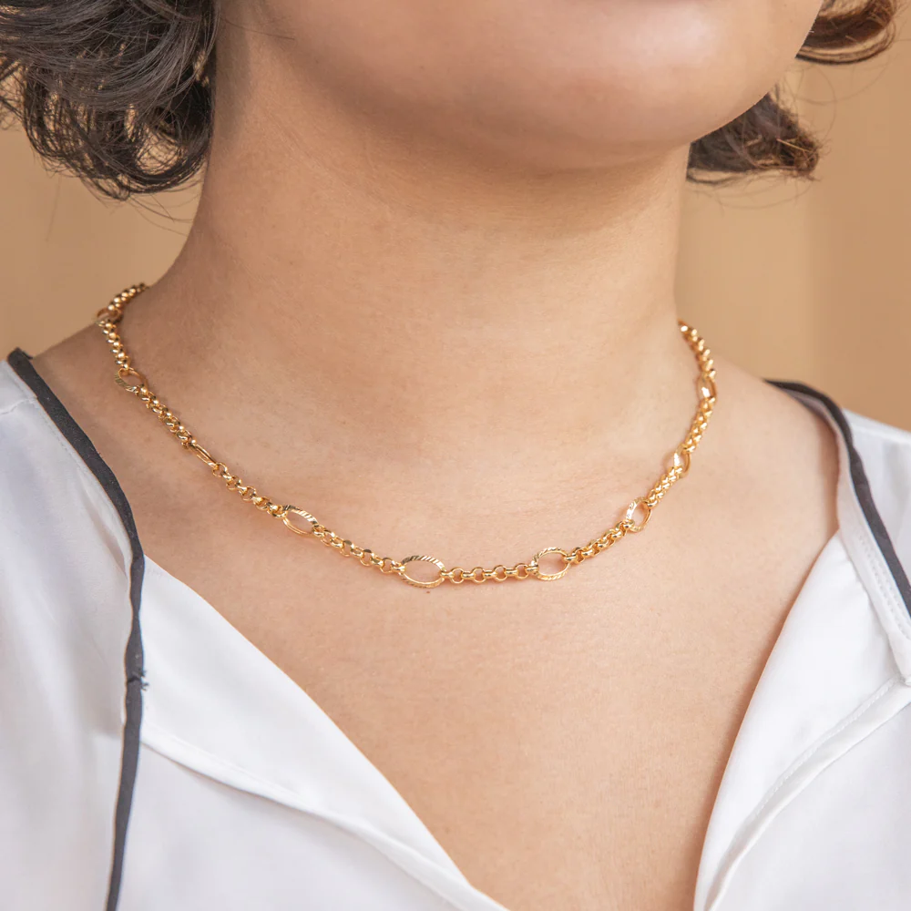 9ct Yellow Gold 45cm Belcher Chain - Image 3