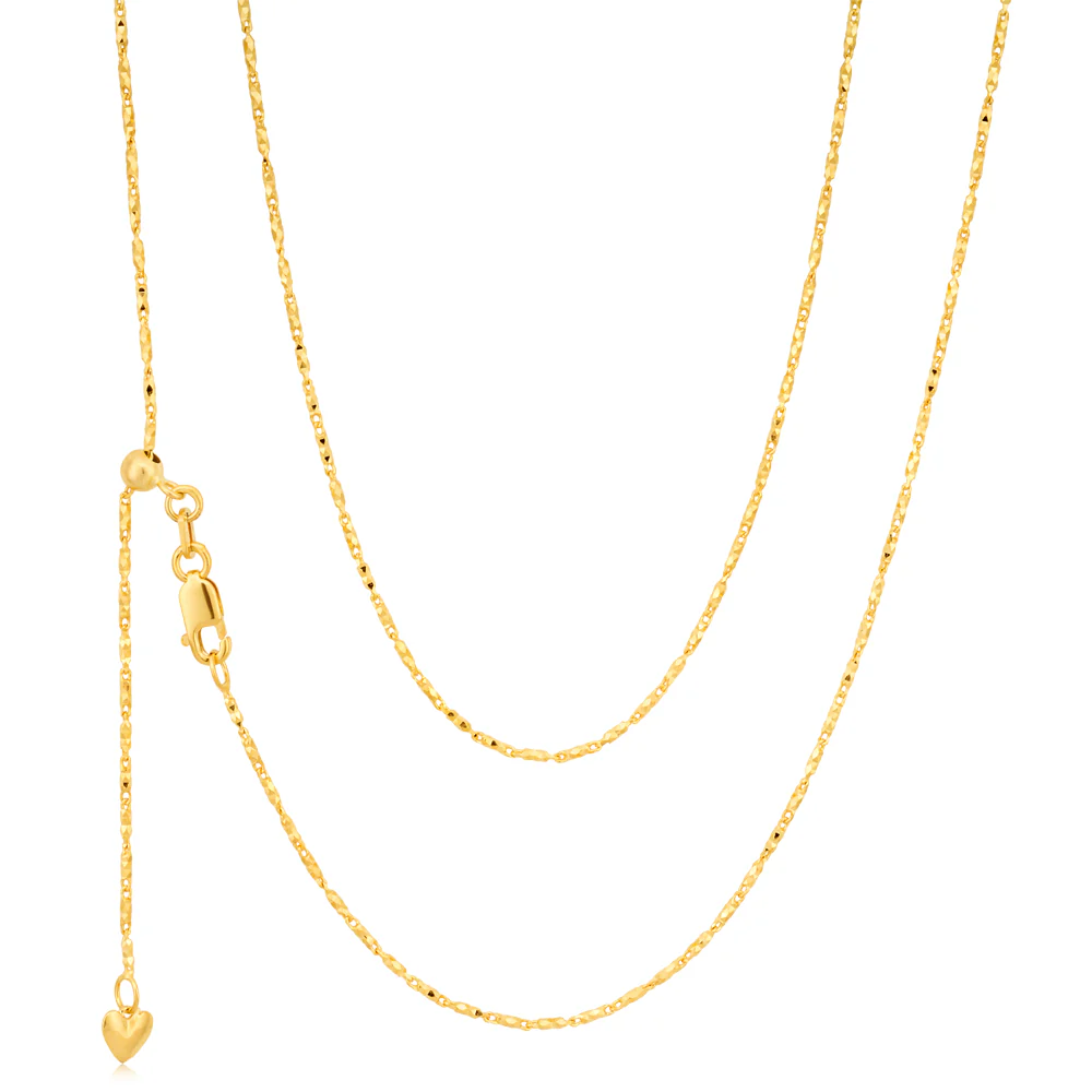 9ct Yellow Gold 50cm Chain 35 Guage 9y - Image 2