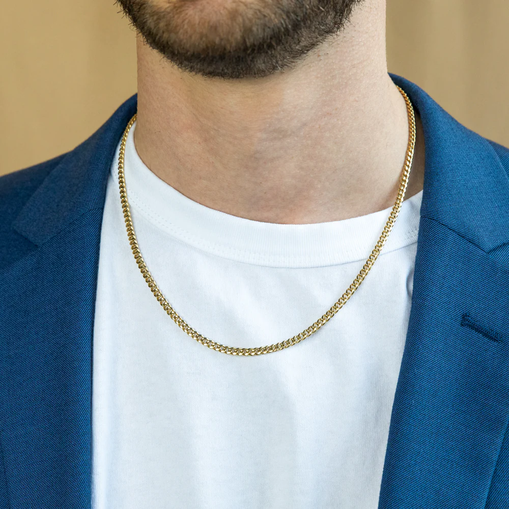 9ct Yellow Gold 50cm Curb Chain - Image 3