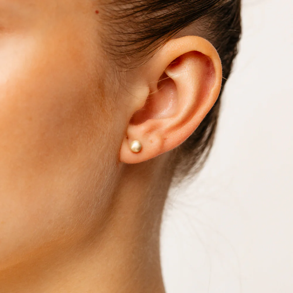 9ct Yellow Gold 5mm Polished Ball Stud Earrings - Image 2