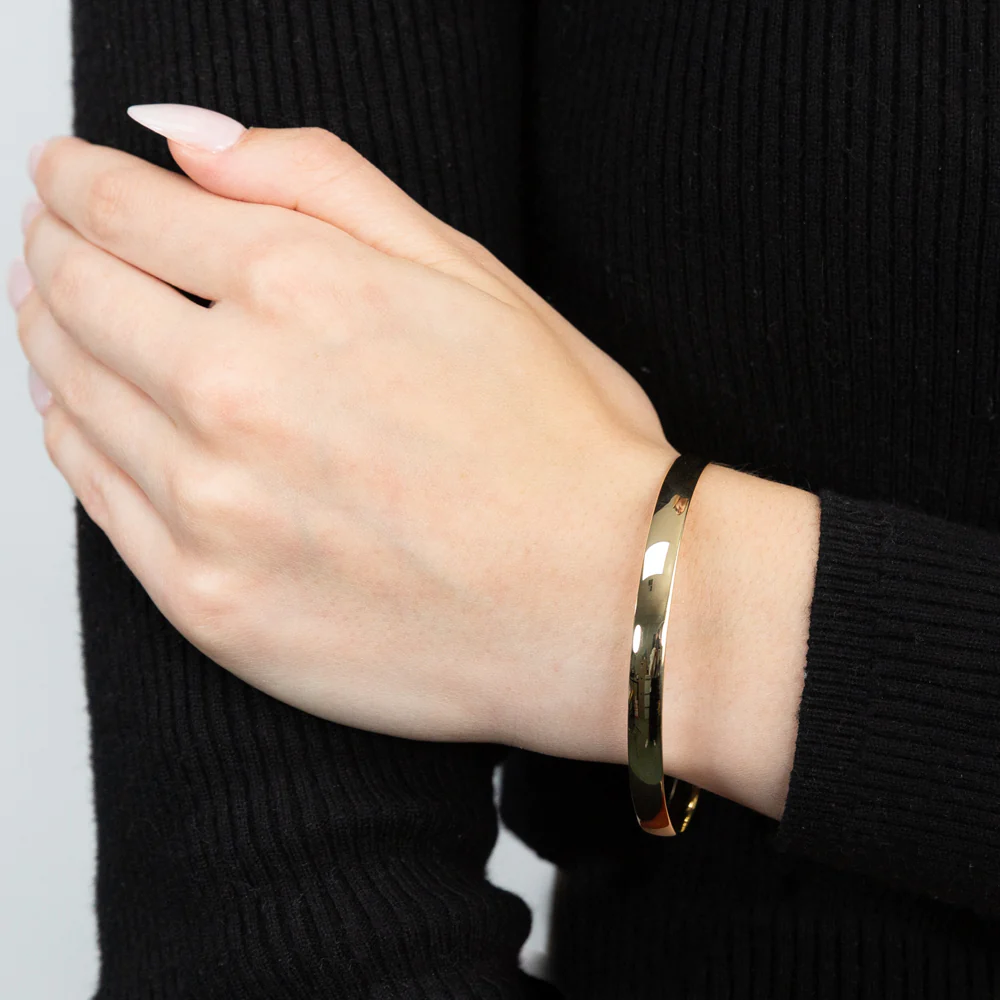 9ct Yellow Gold Bangle - Image 3