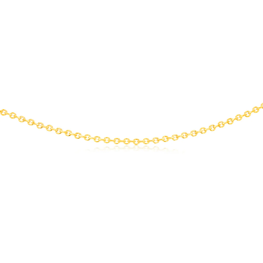 9ct Yellow Gold Belcher 45cm Chain - Image 3