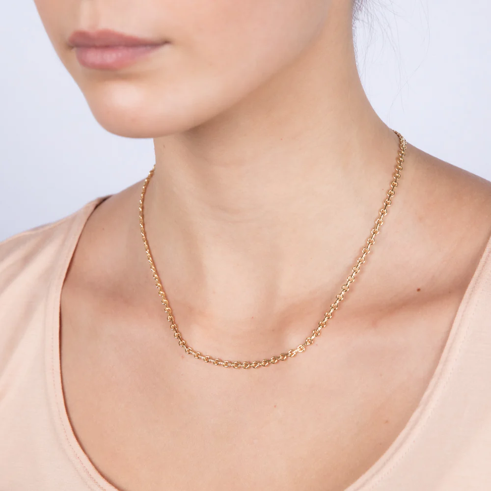 9ct Yellow Gold Belcher 45cm Chain - Image 4