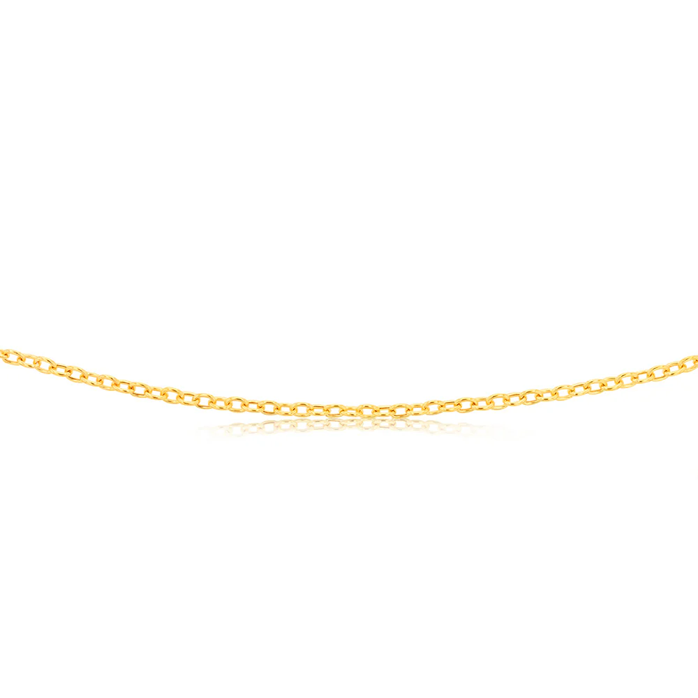 9ct Yellow Gold Belcher 60 Gauge 40cm Chain - Image 3