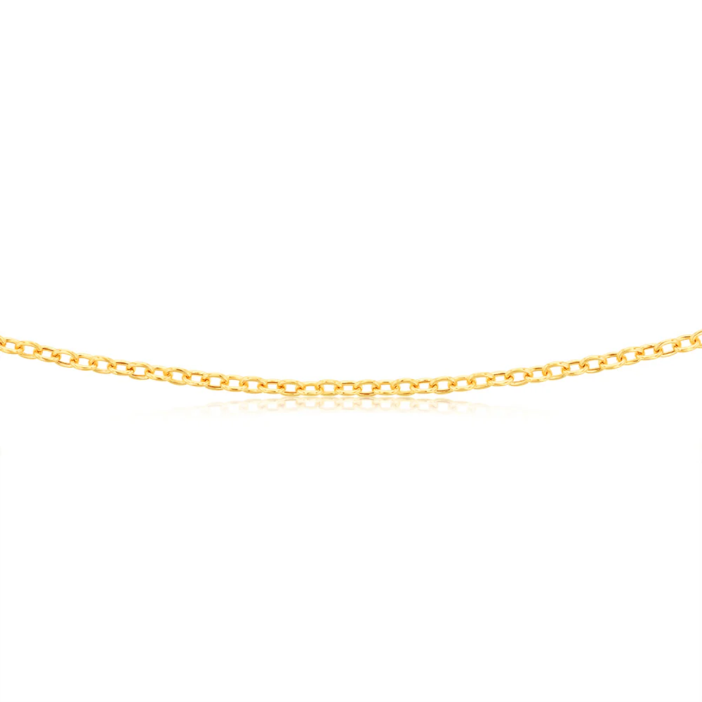9ct Yellow Gold Belcher 60 Gauge 45cm Chain - Image 2