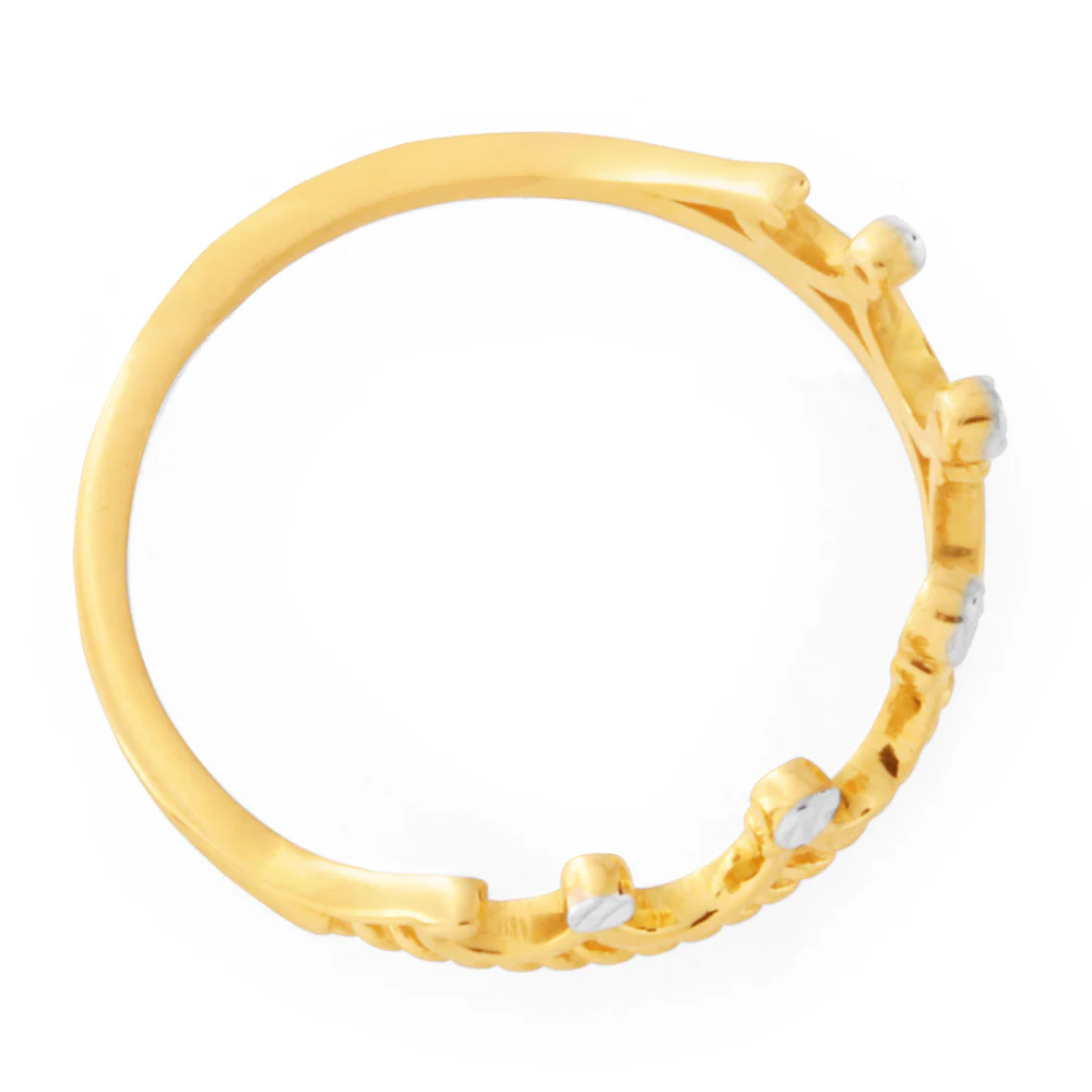 9ct Yellow Gold Crown Ring - Image 2